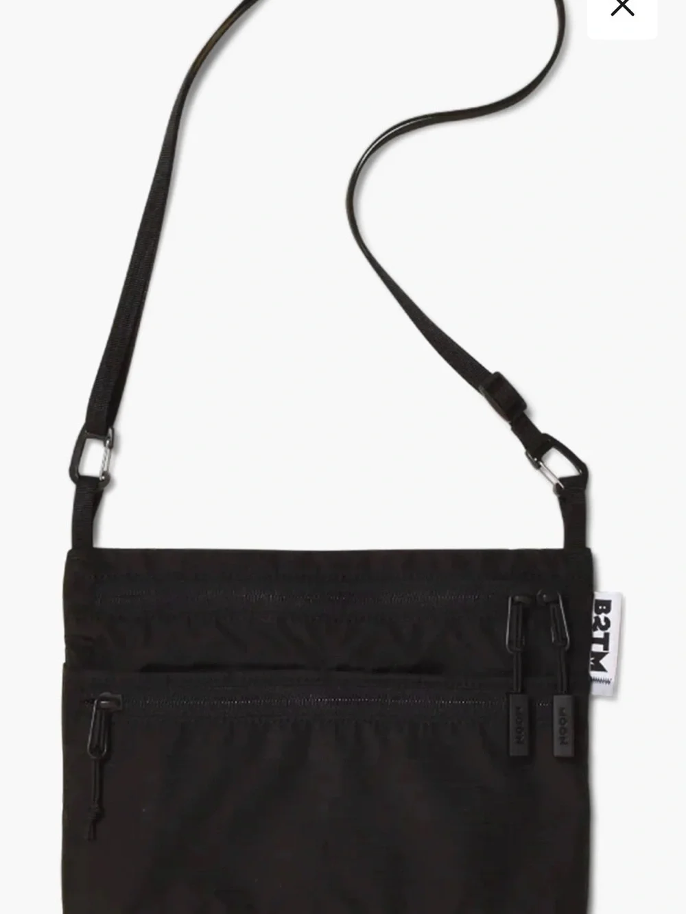 Baboon 2 The Moon Black Minimal Messenger Crossbody Bag
